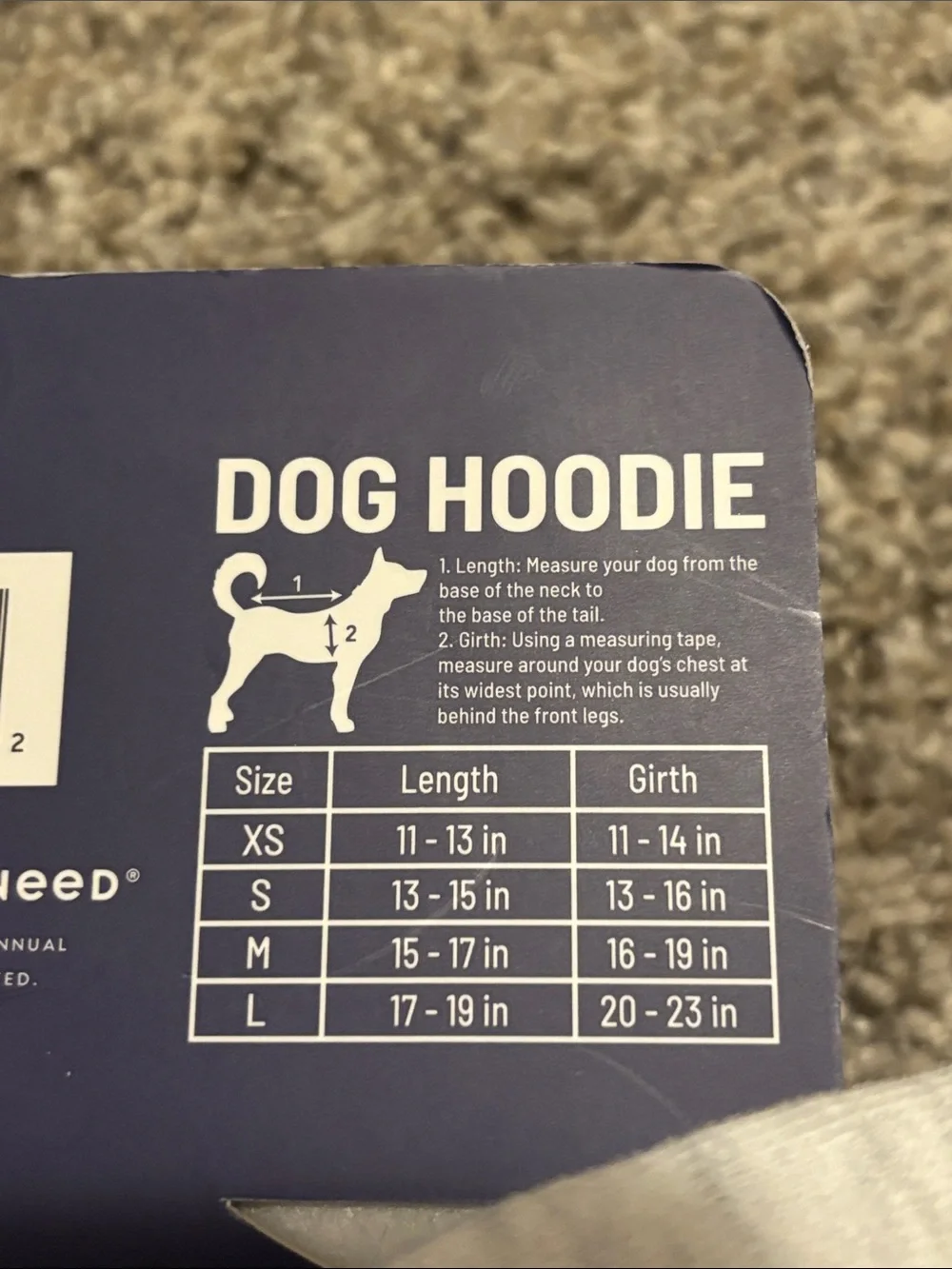 NWT Life is Good Dog Hoodie Medium